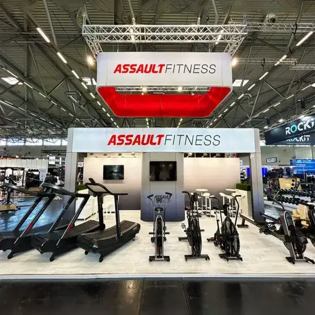 Trade Show Booth for Assault Fitness - U.S. at FIBO 2024, Cologne