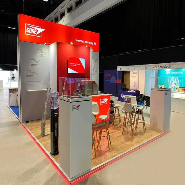 trade show booth for GORE