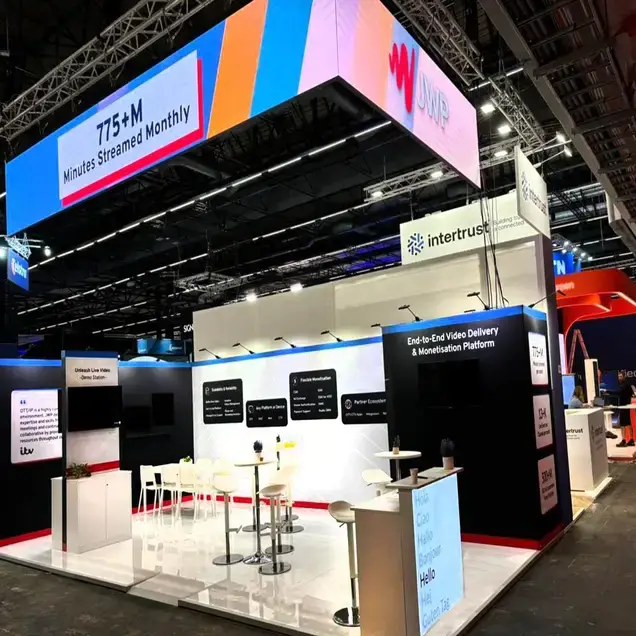 trade show booth for JW-Player-Amsterdam