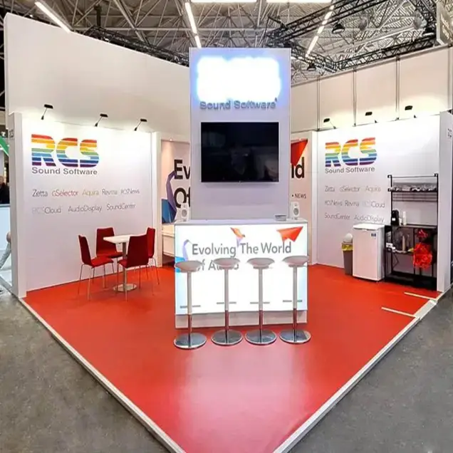 trade show booth for RCS-Amsterdam