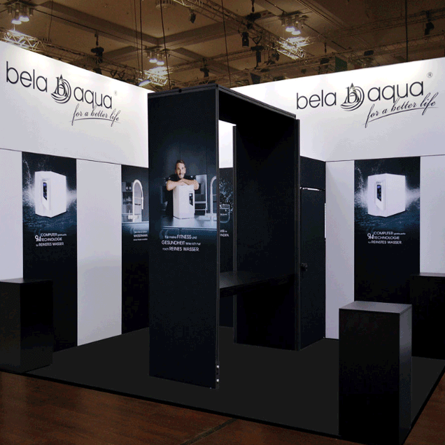 trade show booth for MHK-living-&-style, Berlin