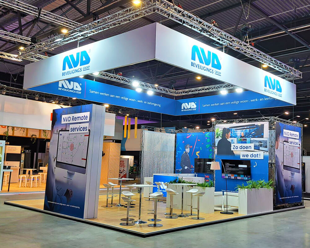 Trade Show Booth for NVD - The Netherlands at FireSafety & Security Event, s-Hertogenbosch
