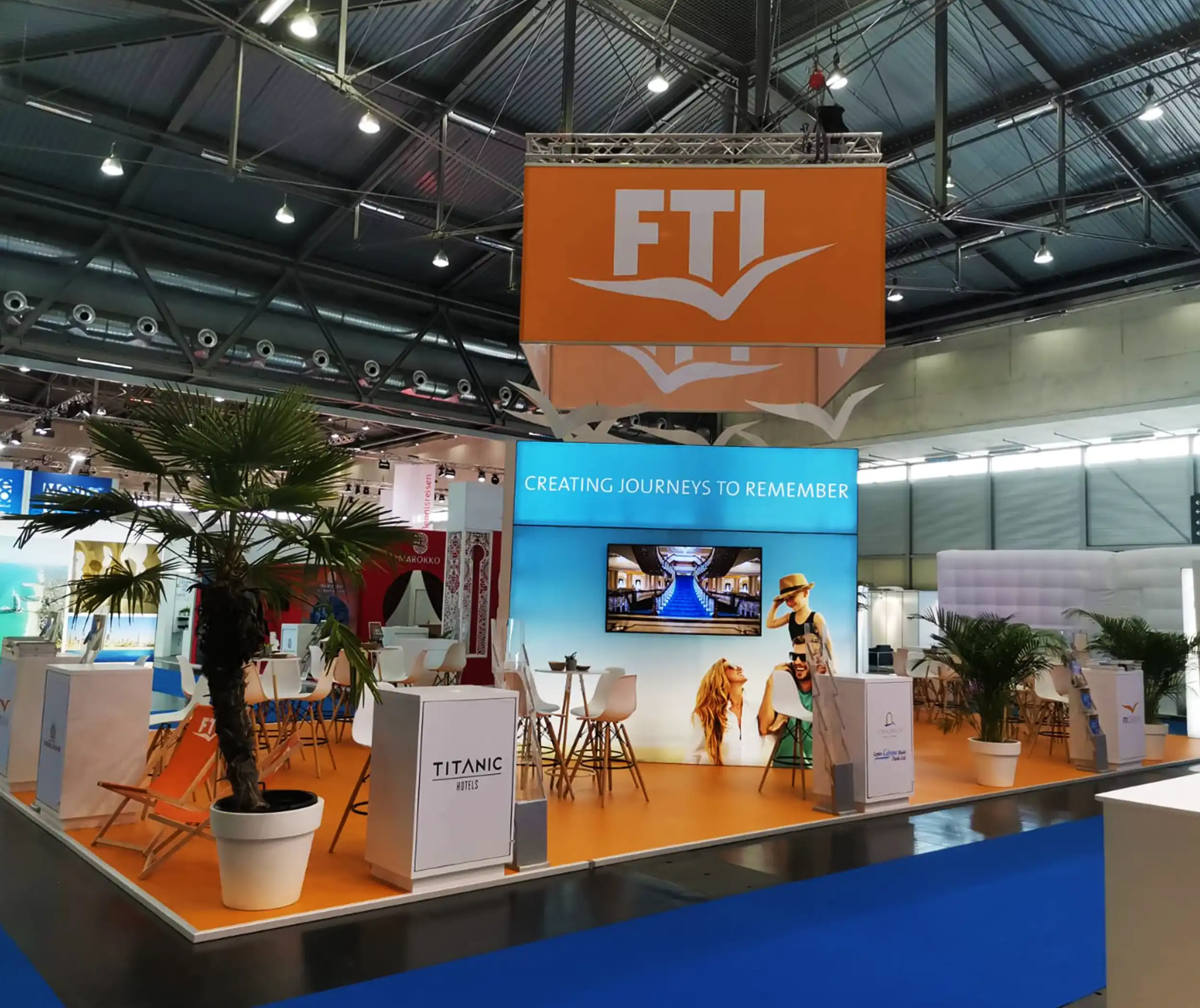 trade show booth for Fti group - Germany