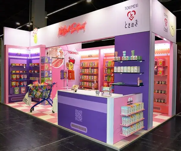 trade show booth for TOKIMEKI - Japan at ISM 2024, Cologne