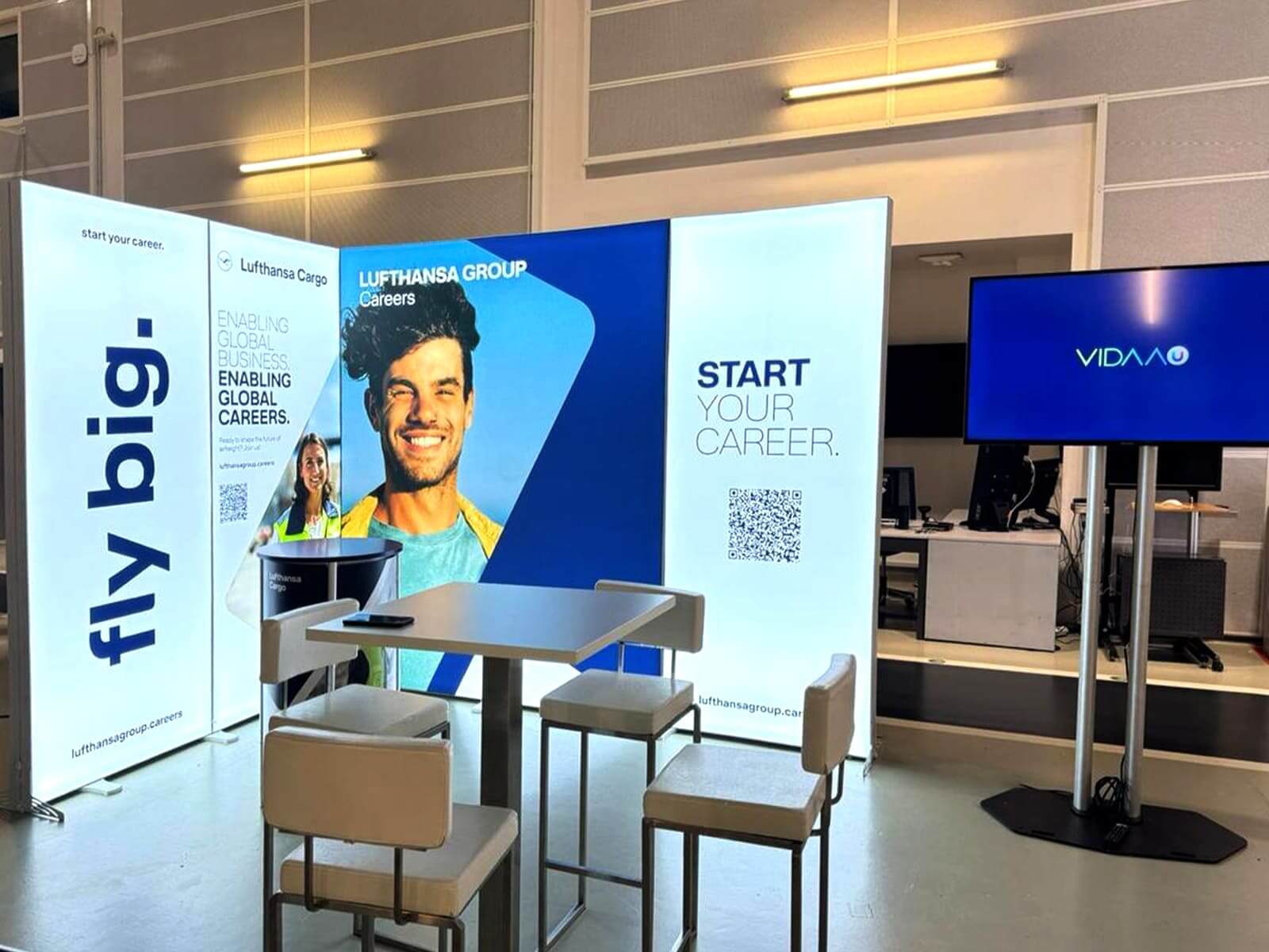 Trade Show Booth for Lufthansa, Germany at Aviation Day 2024, Frankfurt