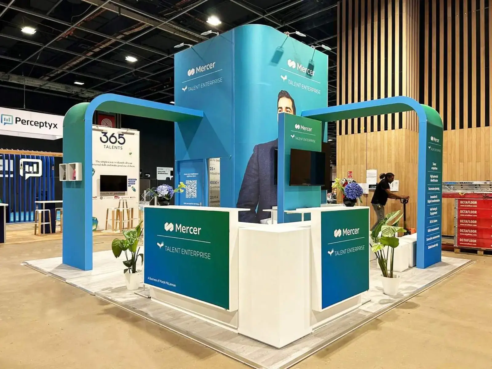 Trade Show Booth for Mercer - U.S. at Unleash World 2024, Paris