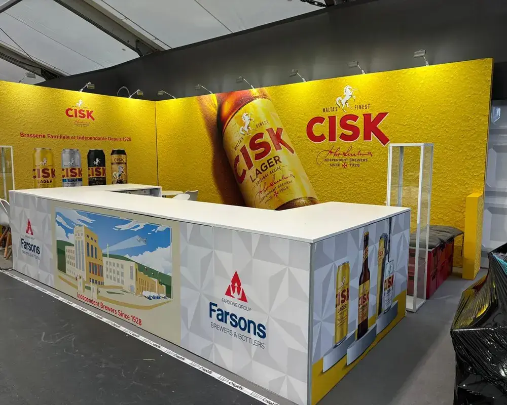 exhibition stand for Farsons Group