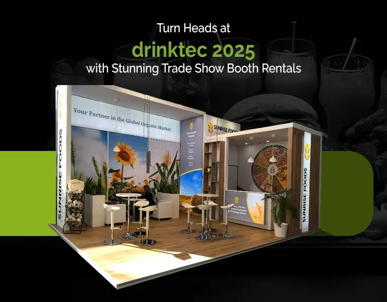 exhibition stand builder for drinktec 2025