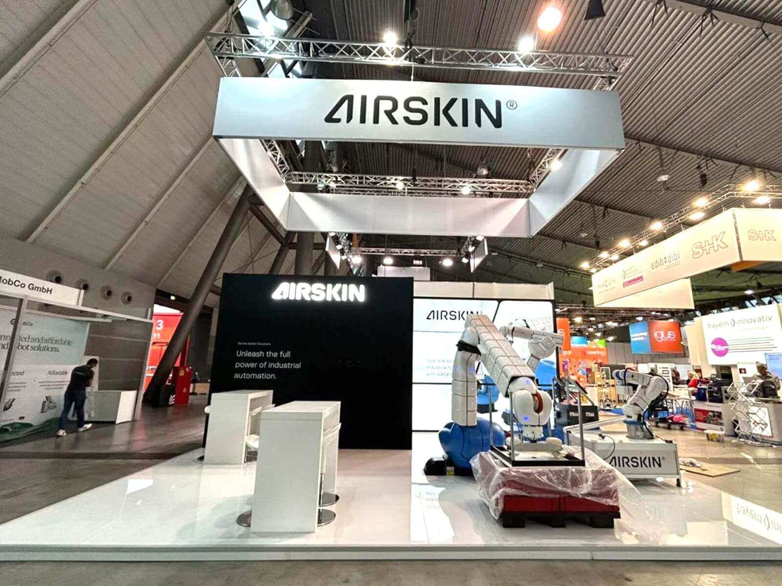 trade show booth for packaging