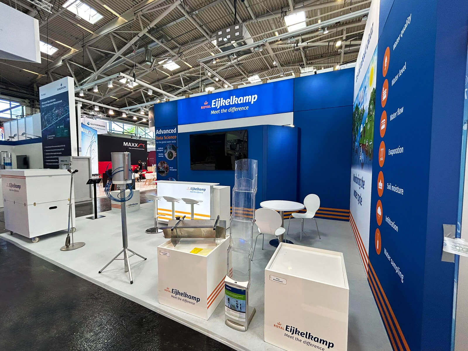 Trade Show Booth for Eijkelkamp Soil & Water, Netherlands at IFAT, Munich