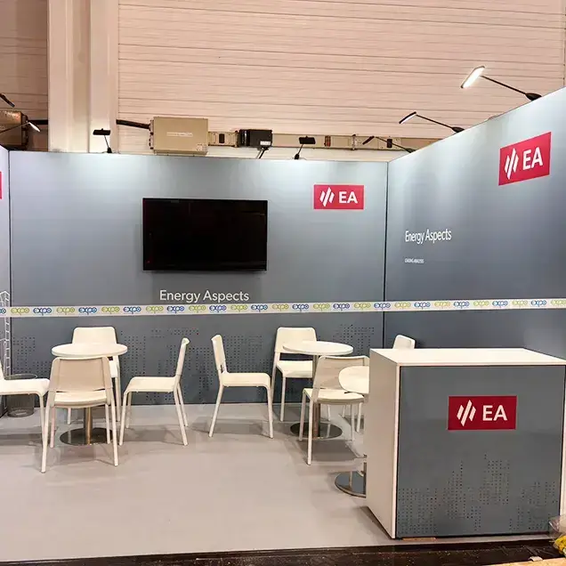 Trade Show Booth for Energy Aspects - U.K at E-World 2025, Essen