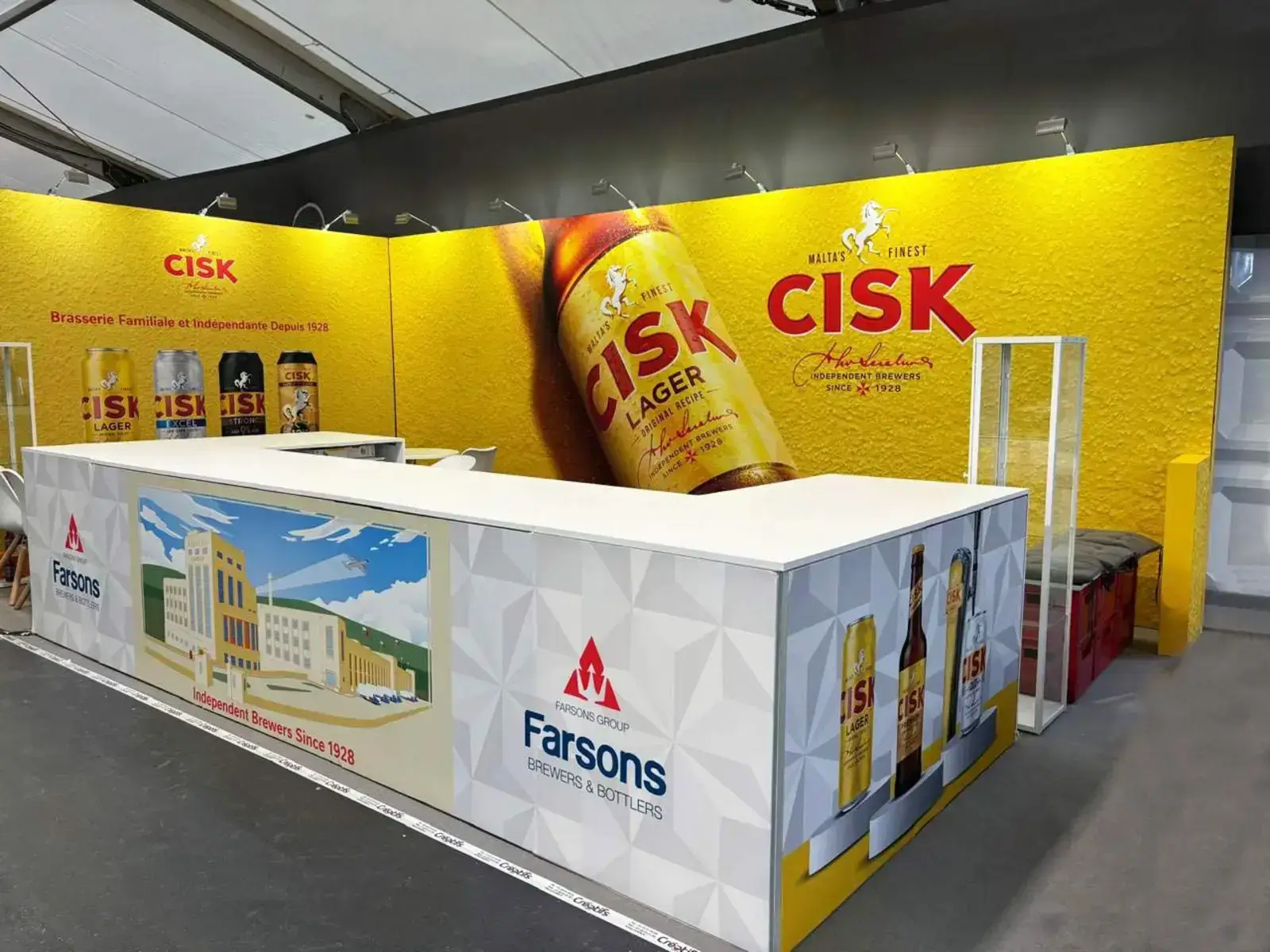 trade show booth for Simonds Farsons Cisk plc - Malta at SIAL 2024, Paris