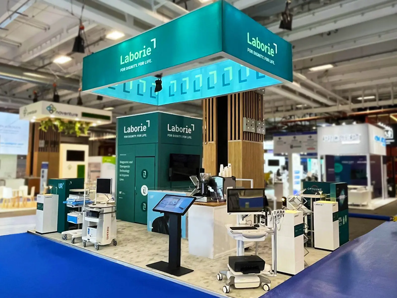 trade show booth for healthcare industry