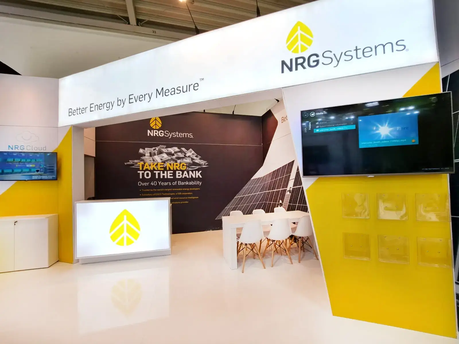 Trade Show Booth for NRG Systems, U.S. at Intersolar 2024, Munich