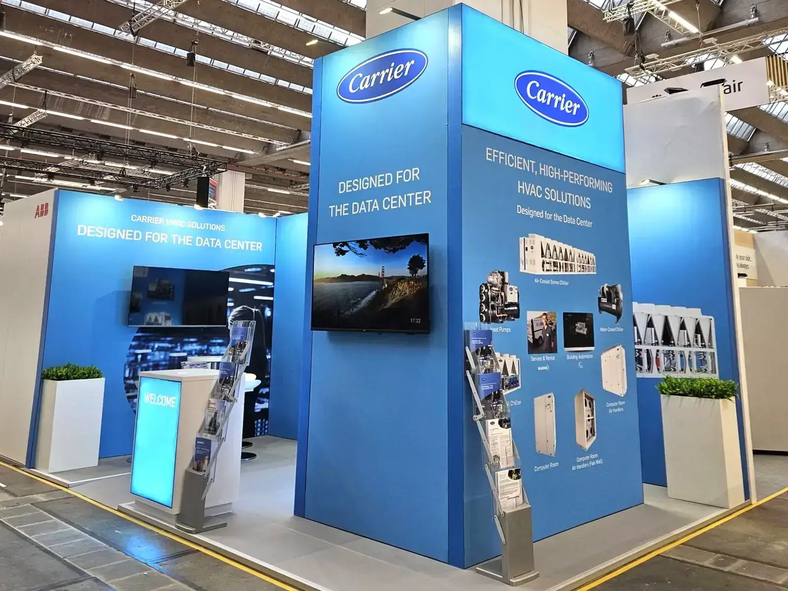 trade show booth for IT Industry