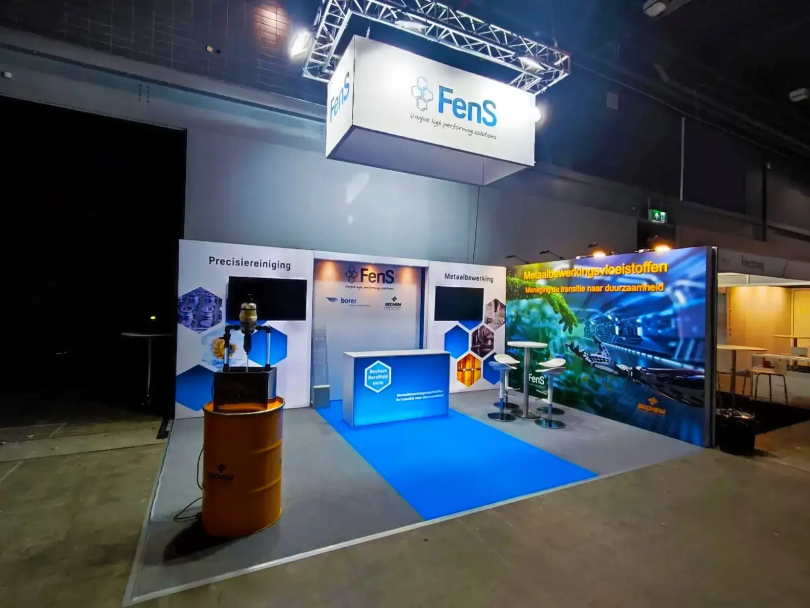 trade show booth for FENS - The Netherlands at Technishow 2024, Utrecht