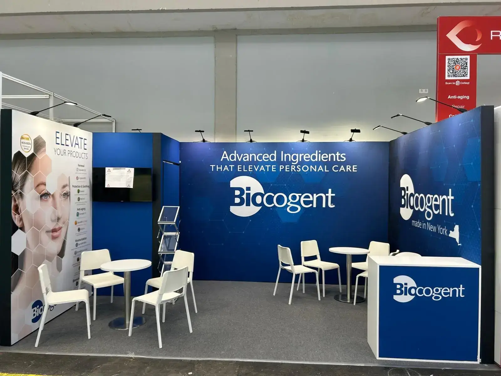 trade show booth for Beauty and Personal Care