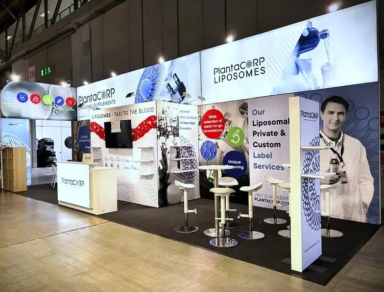 Trade Show Booth for Plantacorp GmbH - Germany, Cphi 2024, Milan