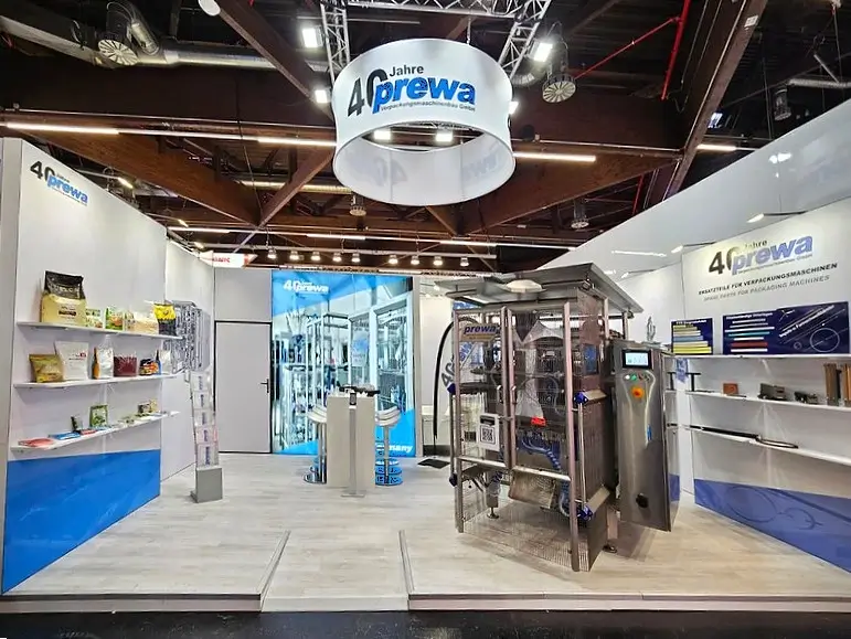 Trade Show Booth for Prewa, Germany at Fachpack 2025, Nuremberg