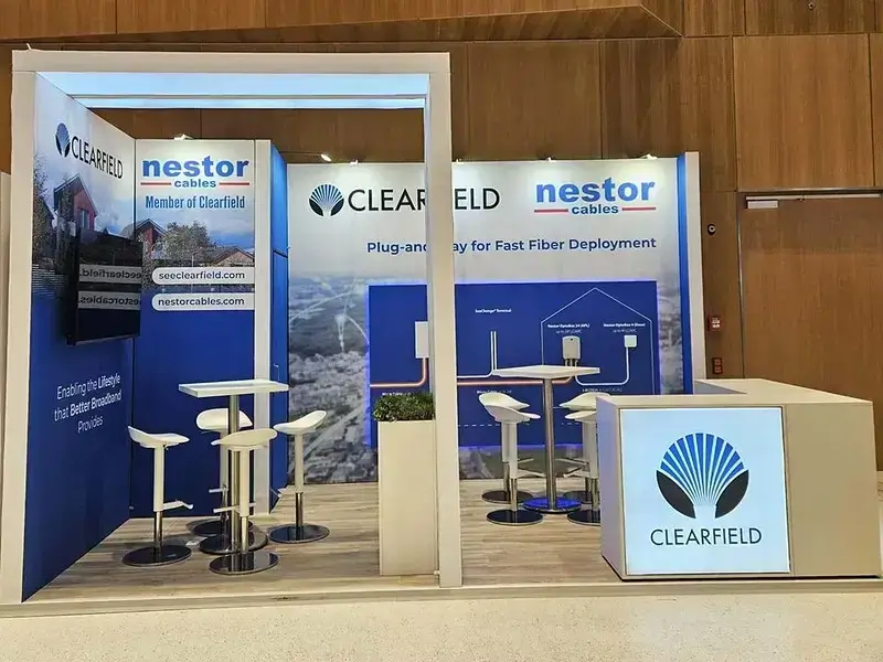Trade Show Booth for Nestor Cables, Finland