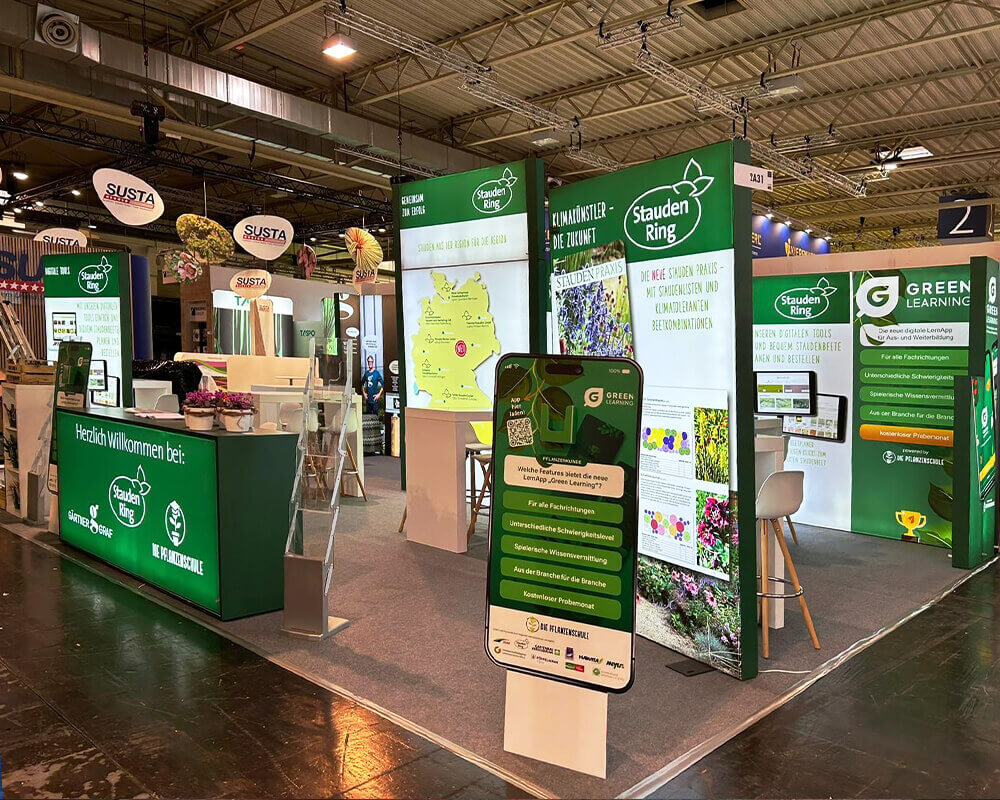 Trade Show Booth for Stauden Ring at Innov Agrii
